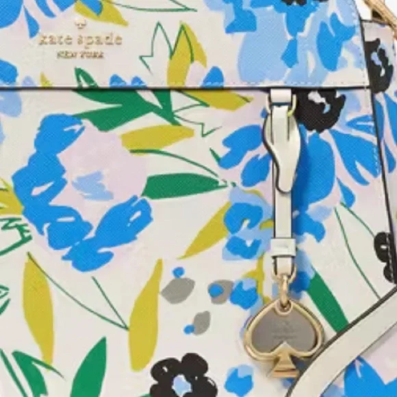 Kate Spade Madison Floral Medium Top Handle Satchel MSRP $429 NWT - Picture 5 of 6